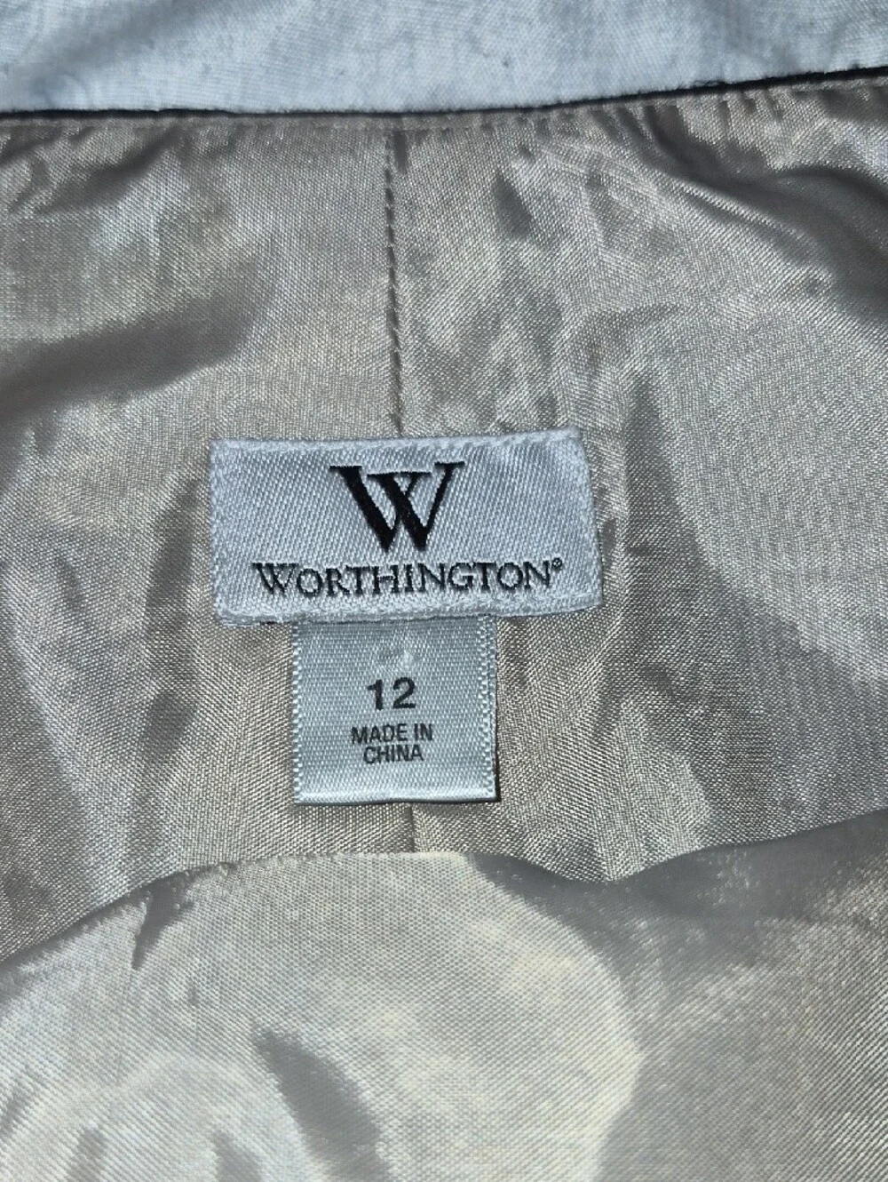 Worthington Black Lace Pencil Skirt